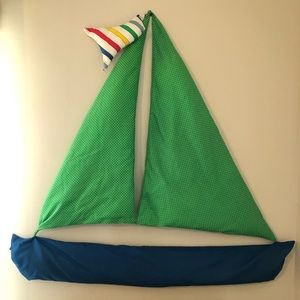 Vintage Sail Boat Wall Decor